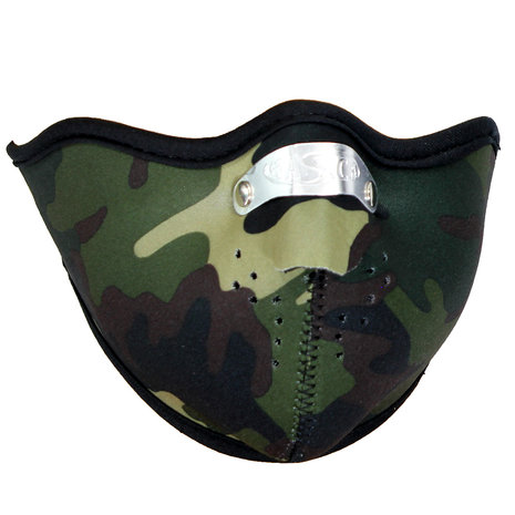 Biker Mouth Mask Face Mask Ski Mask Camo Green - High Quality Biker Mouth Mask Face Mask Ski Mask Camo Green - High Quality