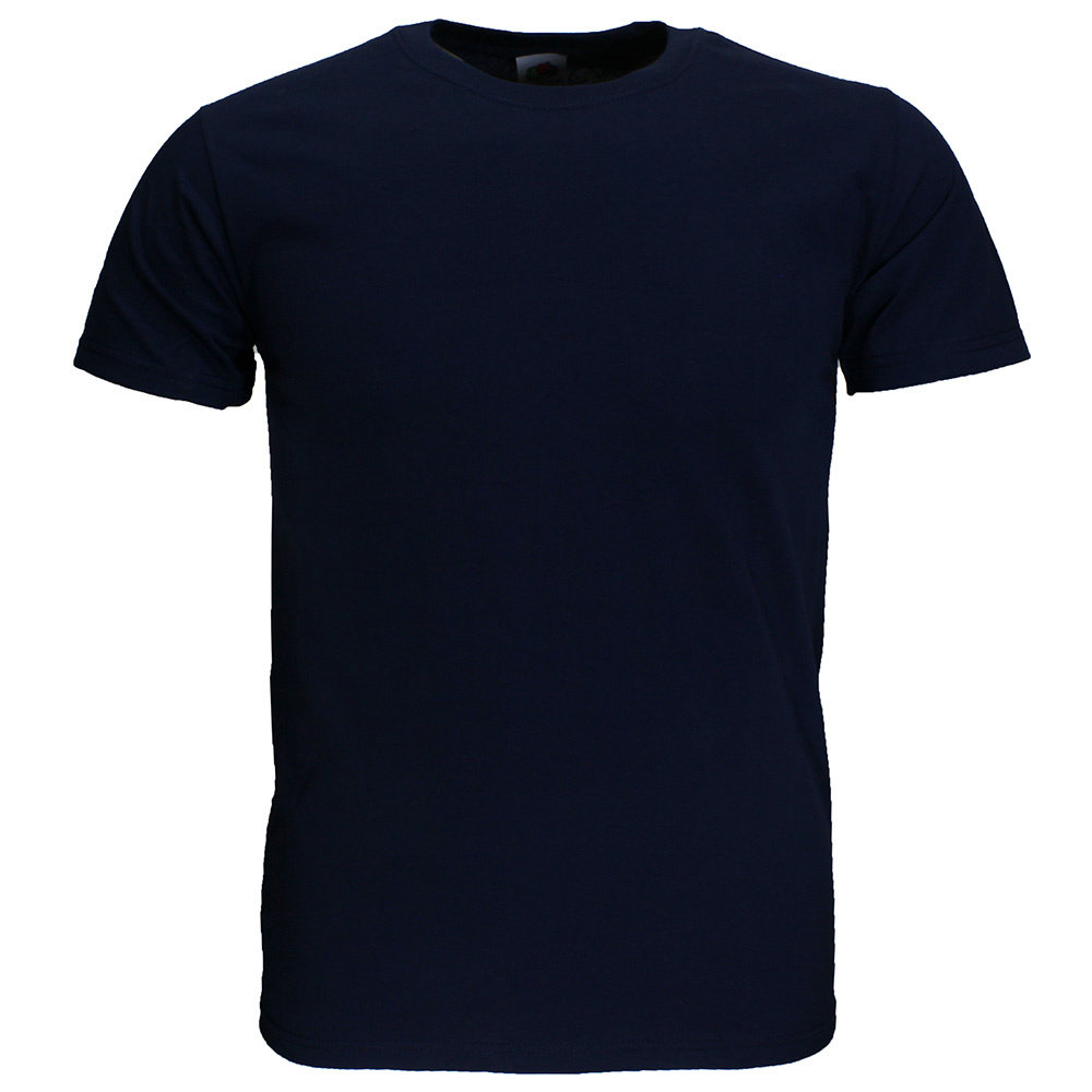 Basics Fruit Of The Loom T-Shirts aus schlichter Baumwolle im 3er-Pack Dunkelblau Basics Fruit Of The Loom T-Shirts aus schlichter Baumwolle im 3er-Pack Dunkelblau