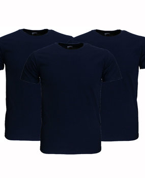 Basics Fruit Of The Loom T-Shirts aus schlichter Baumwolle im 3er-Pack Dunkelblau Basics Fruit Of The Loom T-Shirts aus schlichter Baumwolle im 3er-Pack Dunkelblau