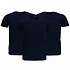 Fruit Of The Loom Plain Cotton T-Shirts 3-Pack Dark Blue Fruit Of The Loom Plain Cotton T-Shirts 3-Pack Dark Blue