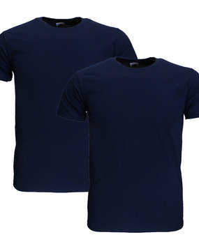 Basics Fruit Of The Loom GROßE GRÖSSEN Baumwoll-T-Shirts 2er-Pack Dunkelblau Basics Fruit Of The Loom GROßE GRÖSSEN Baumwoll-T-Shirts 2er-Pack Dunkelblau