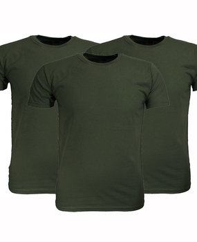 Basics Fruit Of The Loom Blanko-Baumwoll-T-Shirts im 3er-Pack Olivgrün Basics Fruit Of The Loom Blanko-Baumwoll-T-Shirts im 3er-Pack Olivgrün