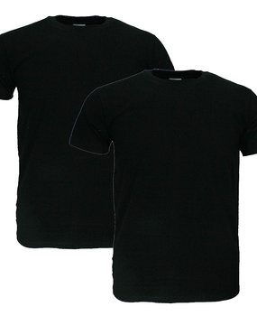 Basics Fruit Of The Loom GROßE GRÖSSEN Blanko-Baumwoll-T-Shirts im 2er-Pack Schwarz Basics Fruit Of The Loom GROßE GRÖSSEN Blanko-Baumwoll-T-Shirts im 2er-Pack Schwarz