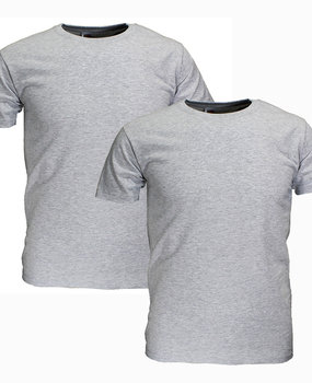 Basics Fruit Of The Loom GROßE GRÖSSEN Blanko-Baumwoll-T-Shirts im 2er-Pack Grau Basics Fruit Of The Loom GROßE GRÖSSEN Blanko-Baumwoll-T-Shirts im 2er-Pack Grau