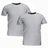 Fruit Of The Loom GROTE MATEN Blanco Katoenen T-Shirts 2-Pack Grijs Fruit Of The Loom GROTE MATEN Blanco Katoenen T-Shirts 2-Pack Grijs