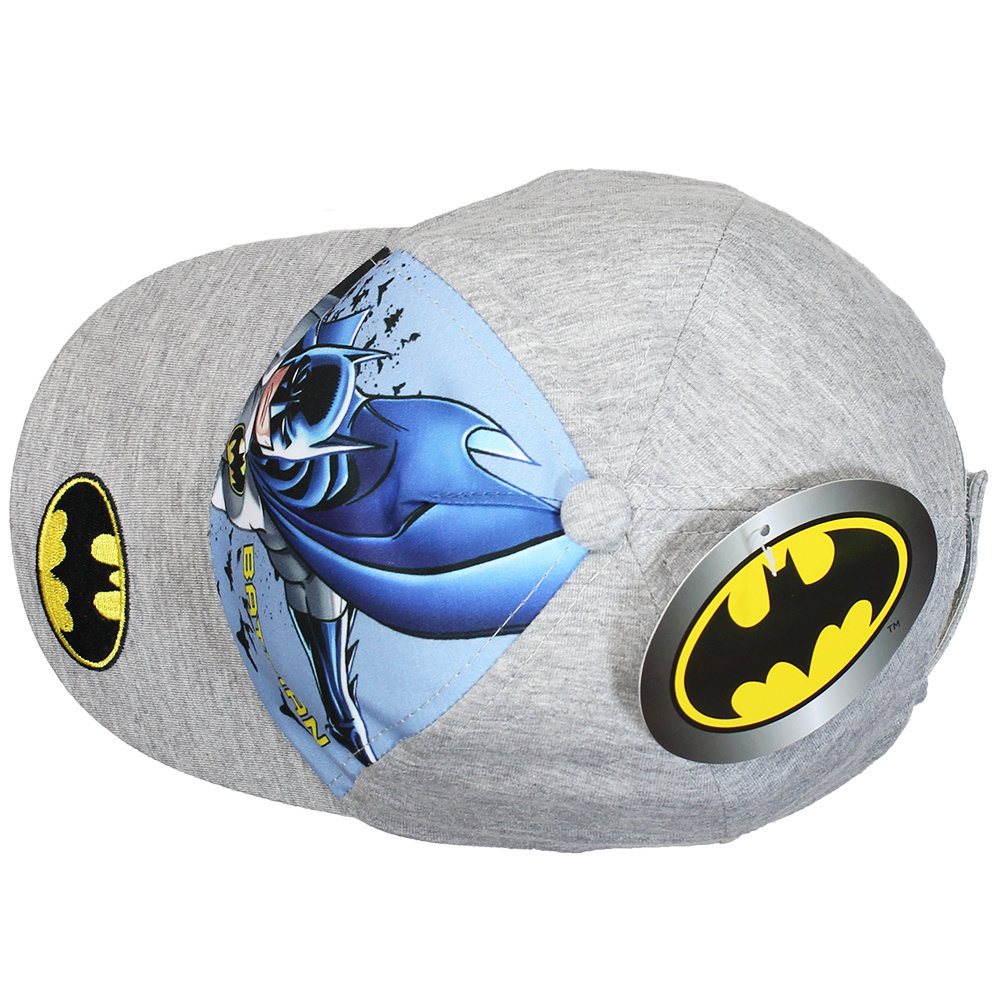 Batman Batman verstellbare Kinder-Kappe, Grau – offizielles Merchandise Batman Batman verstellbare Kinder-Kappe, Grau – offizielles Merchandise