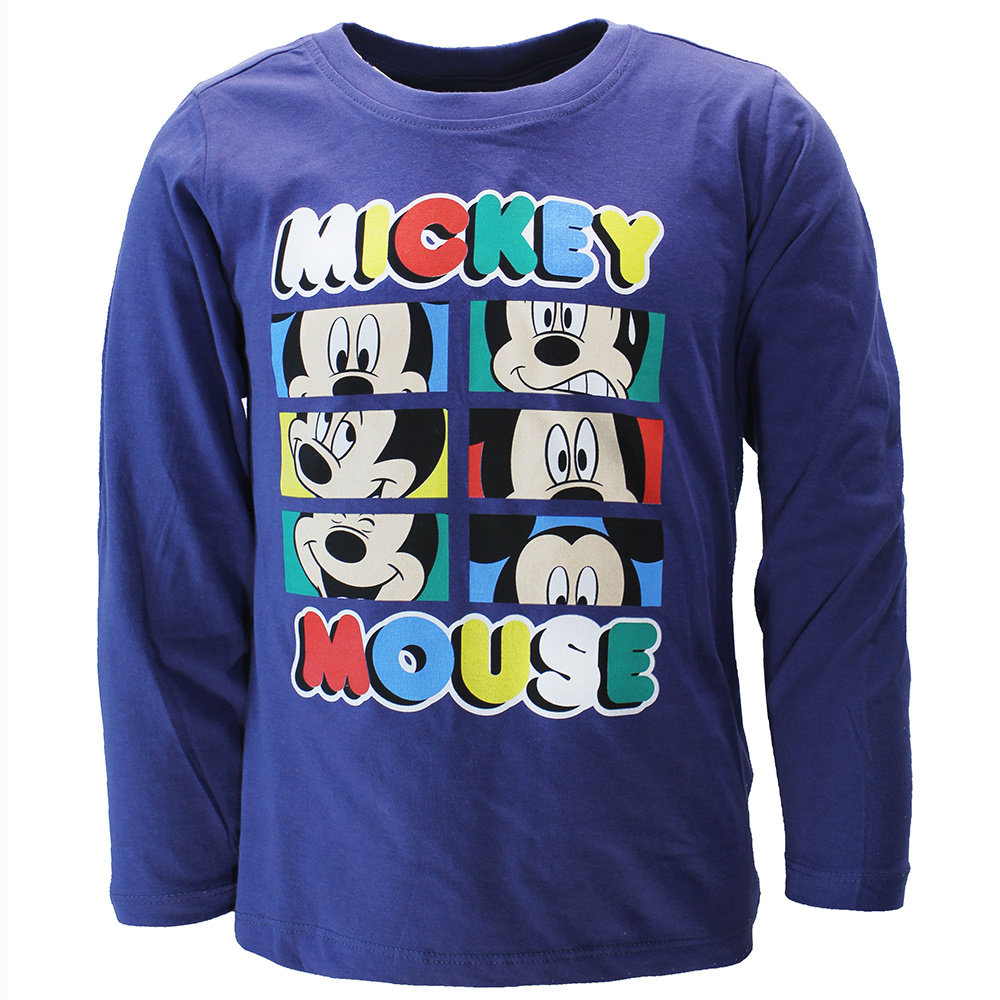Mickey Mouse Disney Mickey Mouse Langarmshirt Kinder Lila – Offizielles Merch Mickey Mouse Disney Mickey Mouse Langarmshirt Kinder Lila – Offizielles Merch