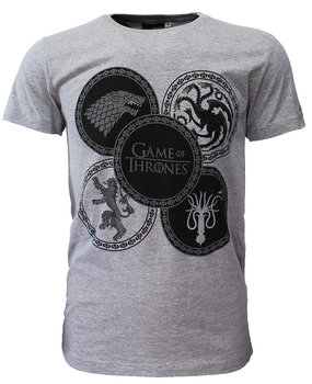 Game of Thrones Game of Thrones House Emblems T-Shirt Grey Game of Thrones Game of Thrones House Emblems T-Shirt Grey