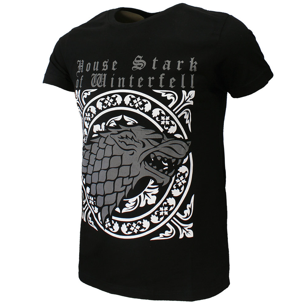 Game of Thrones Game of Thrones House Stark Wolf T-Shirt – offizielles Merchandise Game of Thrones Game of Thrones House Stark Wolf T-Shirt – offizielles Merchandise