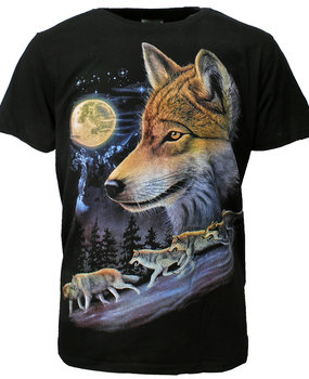Wölfe Wolf Pack Vollmond T-Shirt Wölfe Wolf Pack Vollmond T-Shirt