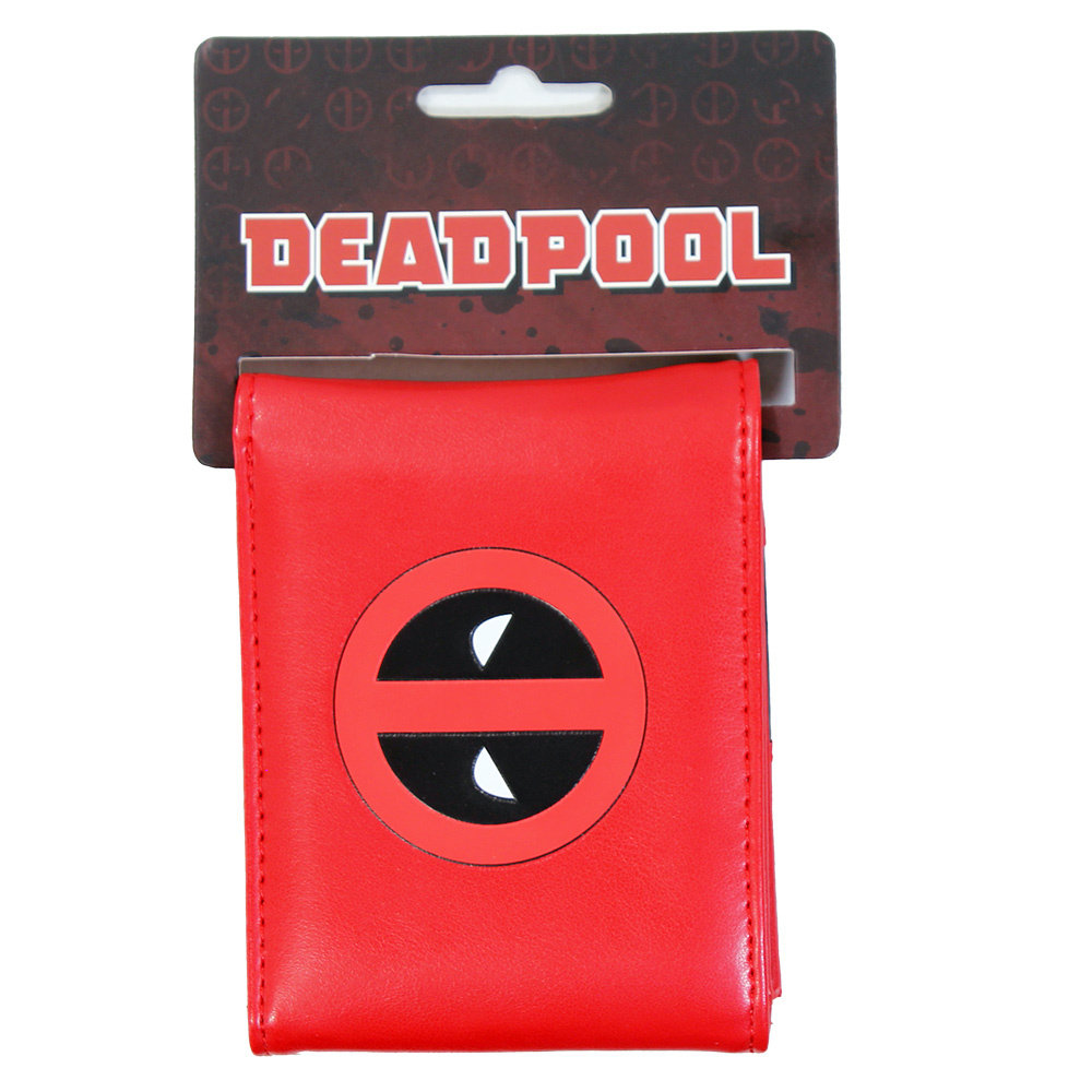 Marvel Universe Bi-Fold Wallet - Deadpool Logo Centered/Monogram