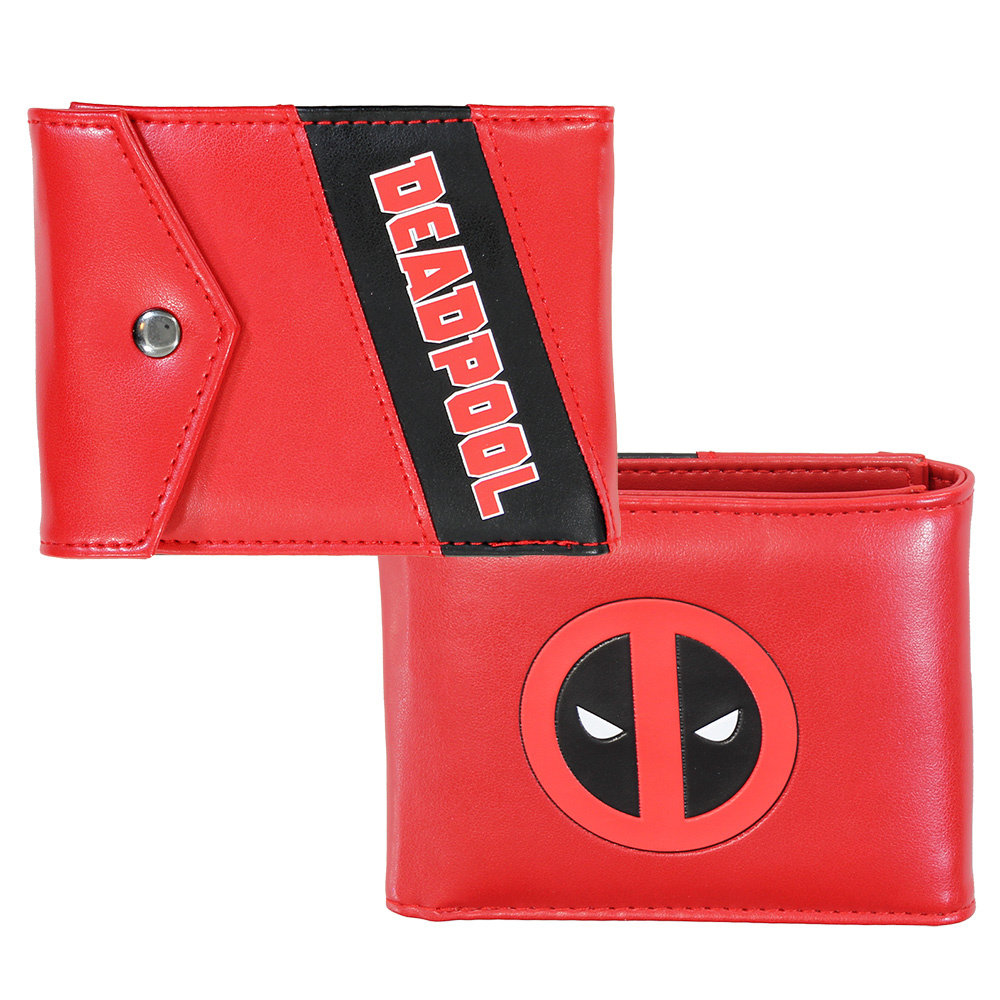 Marvel Universe Bi-Fold Wallet - Deadpool Logo Centered/Monogram