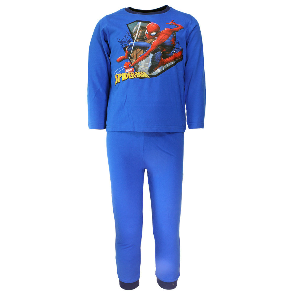 Marvel Spider-Man Kids Pyjama Blauw - Officiële Merchandise