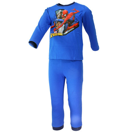 Marvel Spider-Man Kinder-Pyjama, Blau – offizielles Produkt