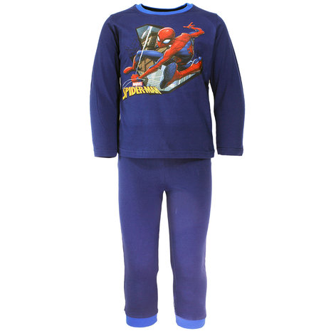 Marvel Spider-Man Kids Pyjama Donkerblauw - Officiële Merchandise