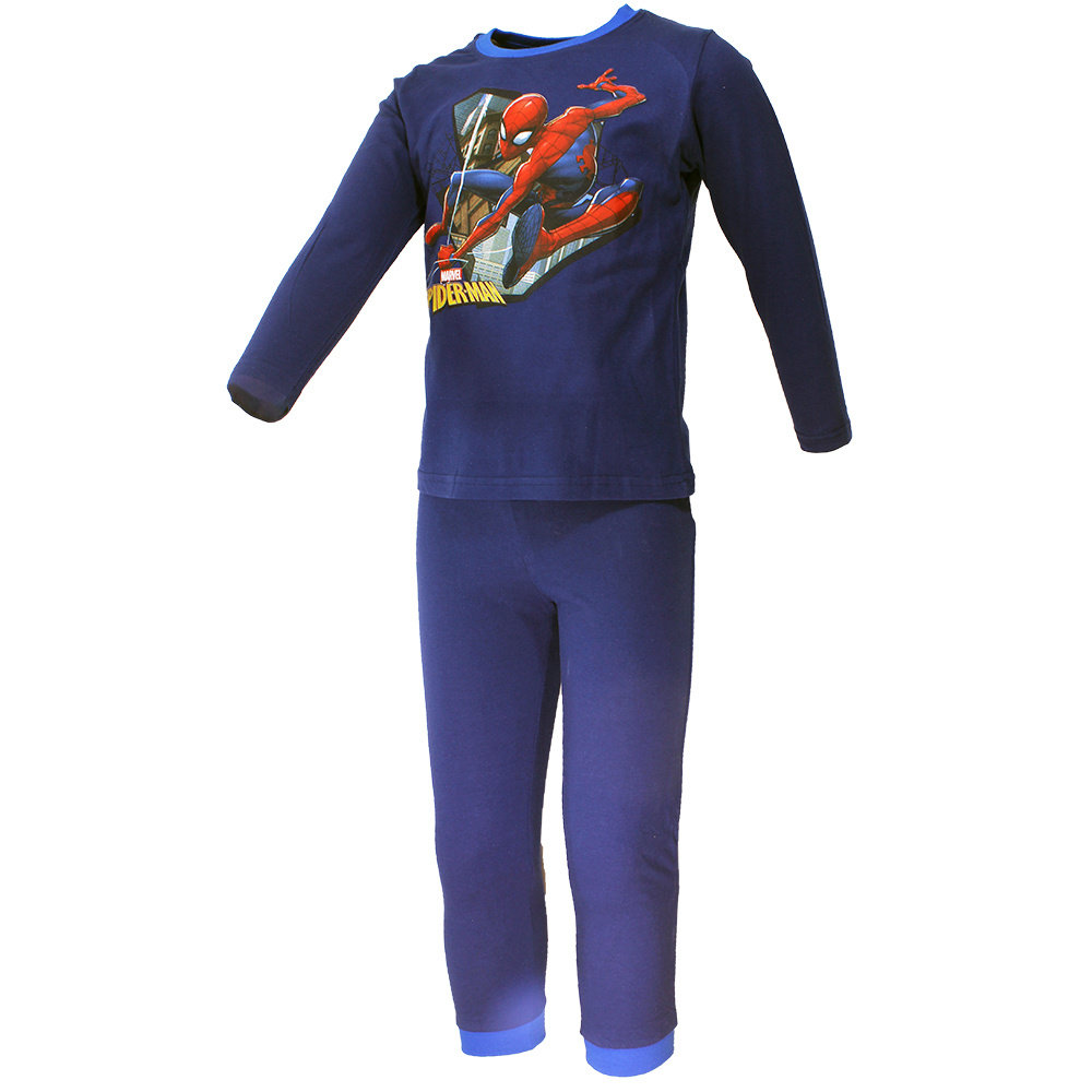 Marvel Spider-Man Kids Pyjama Donkerblauw - Officiële Merchandise