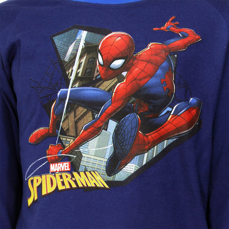 Marvel Spider-Man Kinderpyjama Dunkelblau – Offizielles Merchandise Marvel Spider-Man Kinderpyjama Dunkelblau – Offizielles Merchandise