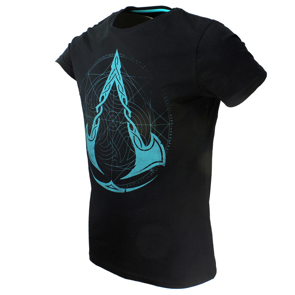 Assassin's Creed Assassin's Creed Valhalla Crest Grid T-Shirt Zwart Assassin's Creed Assassin's Creed Valhalla Crest Grid T-Shirt Zwart