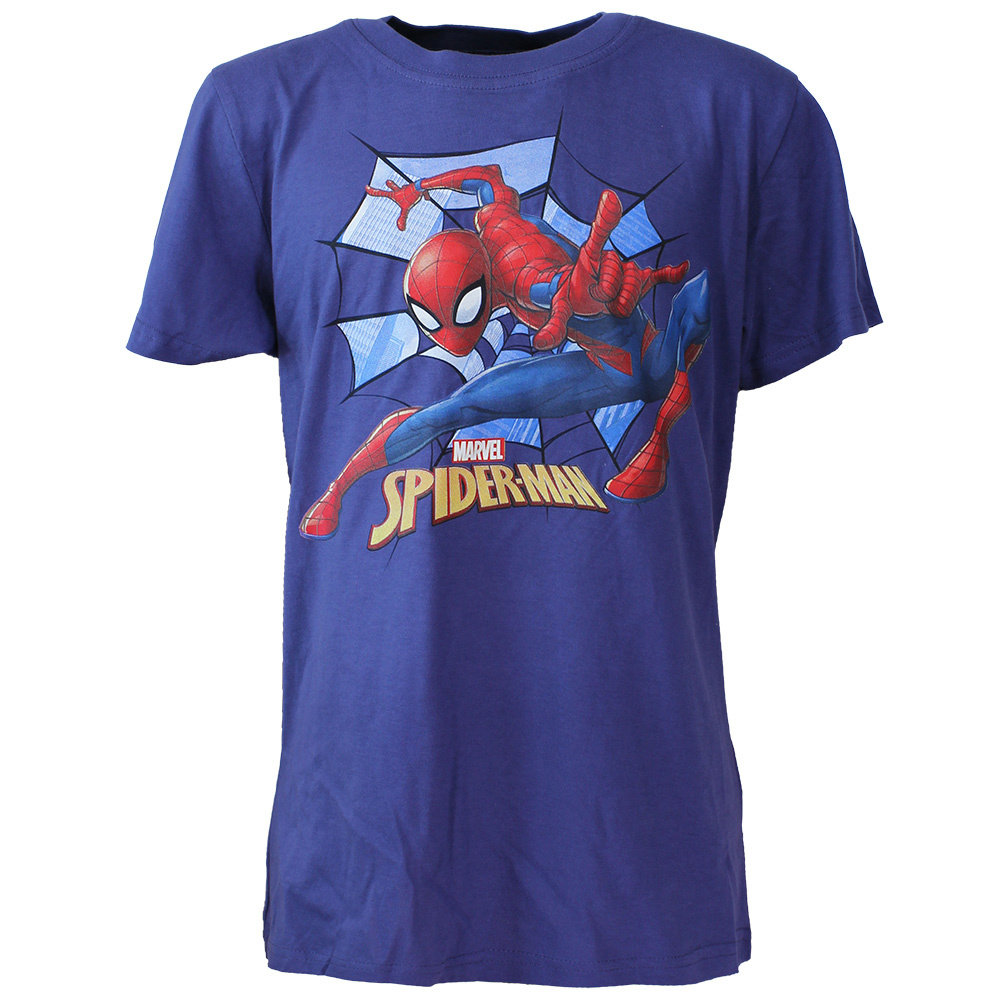 Marvel Comics Marvel Comics Spider-Man Kids T-Shirt Blue - Official Merchandise Marvel Comics Marvel Comics Spider-Man Kids T-Shirt Blue - Official Merchandise