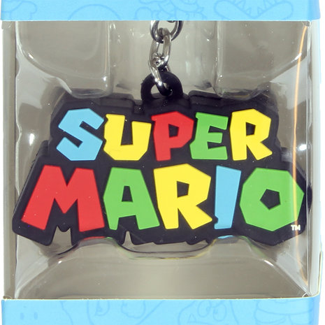 Super Mario Bros Super Mario Logo 3D-Schlüsselanhänger – offizielles Merchandise Super Mario Bros Super Mario Logo 3D-Schlüsselanhänger – offizielles Merchandise