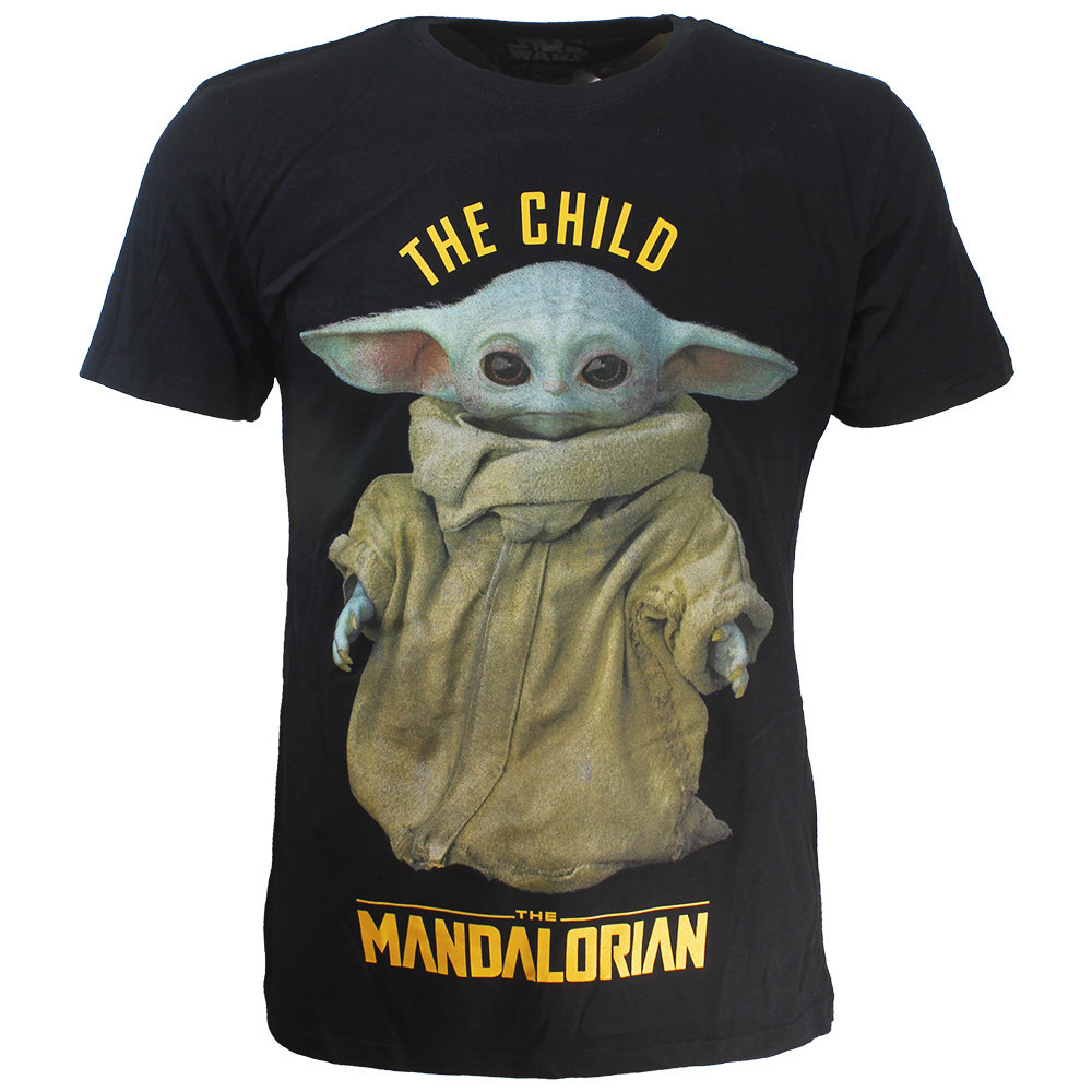 Star Wars Star Wars The Mandalorian Yoda T-Shirt Black - Official Merchandise Star Wars Star Wars The Mandalorian Yoda T-Shirt Black - Official Merchandise
