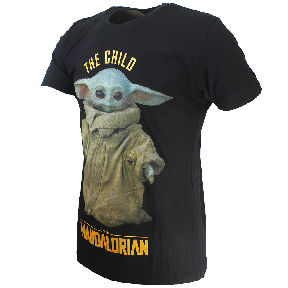 Star Wars Star Wars The Mandalorian Yoda T-Shirt Zwart - Officiële Merchandise Star Wars Star Wars The Mandalorian Yoda T-Shirt Zwart - Officiële Merchandise