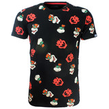 Super Mario Bros Nintendo Super Mario Bowser T-Shirt mit Allover-Print Super Mario Bros Nintendo Super Mario Bowser T-Shirt mit Allover-Print