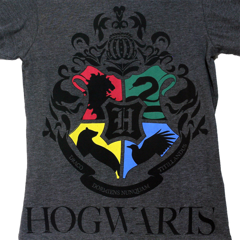 Harry Potter Harry Potter Hogwarts Kids T-Shirt Donkergrijs - Officiële Merchandise Harry Potter Harry Potter Hogwarts Kids T-Shirt Donkergrijs - Officiële Merchandise
