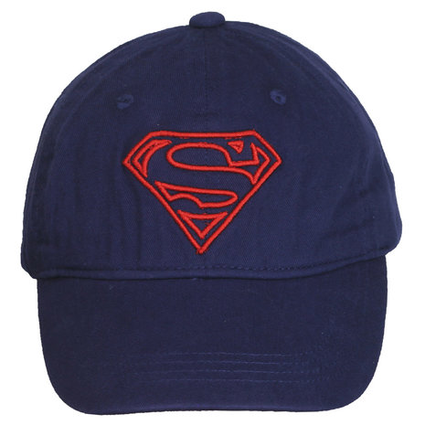 Superman Superman Logo Baseball Cap Pet Donkerblauw - Officiële Merchandise Superman Superman Logo Baseball Cap Pet Donkerblauw - Officiële Merchandise