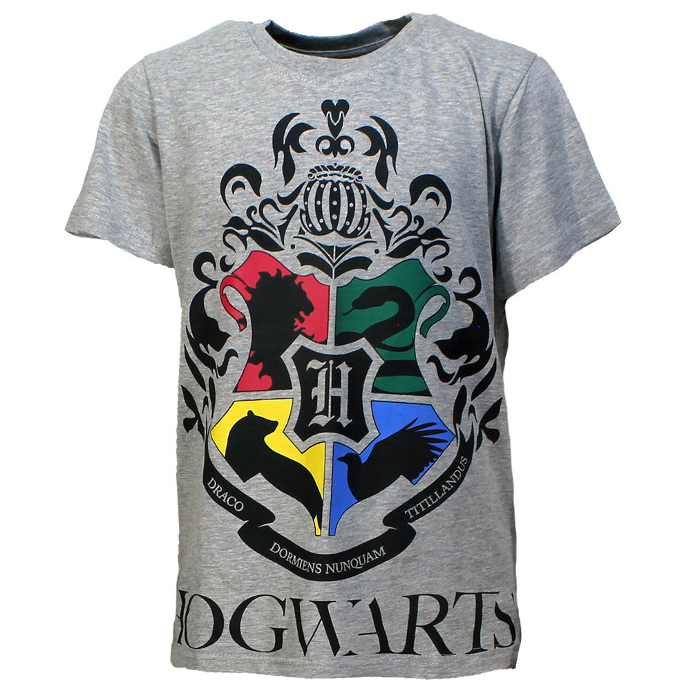 Harry Potter Harry Potter Hogwarts Kinder T-Shirt Hellgrau – Offizielles Merchandise Harry Potter Harry Potter Hogwarts Kinder T-Shirt Hellgrau – Offizielles Merchandise