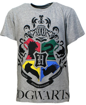 Harry Potter Hogwarts Kids T-Shirt Light Gray - Official Merchandise