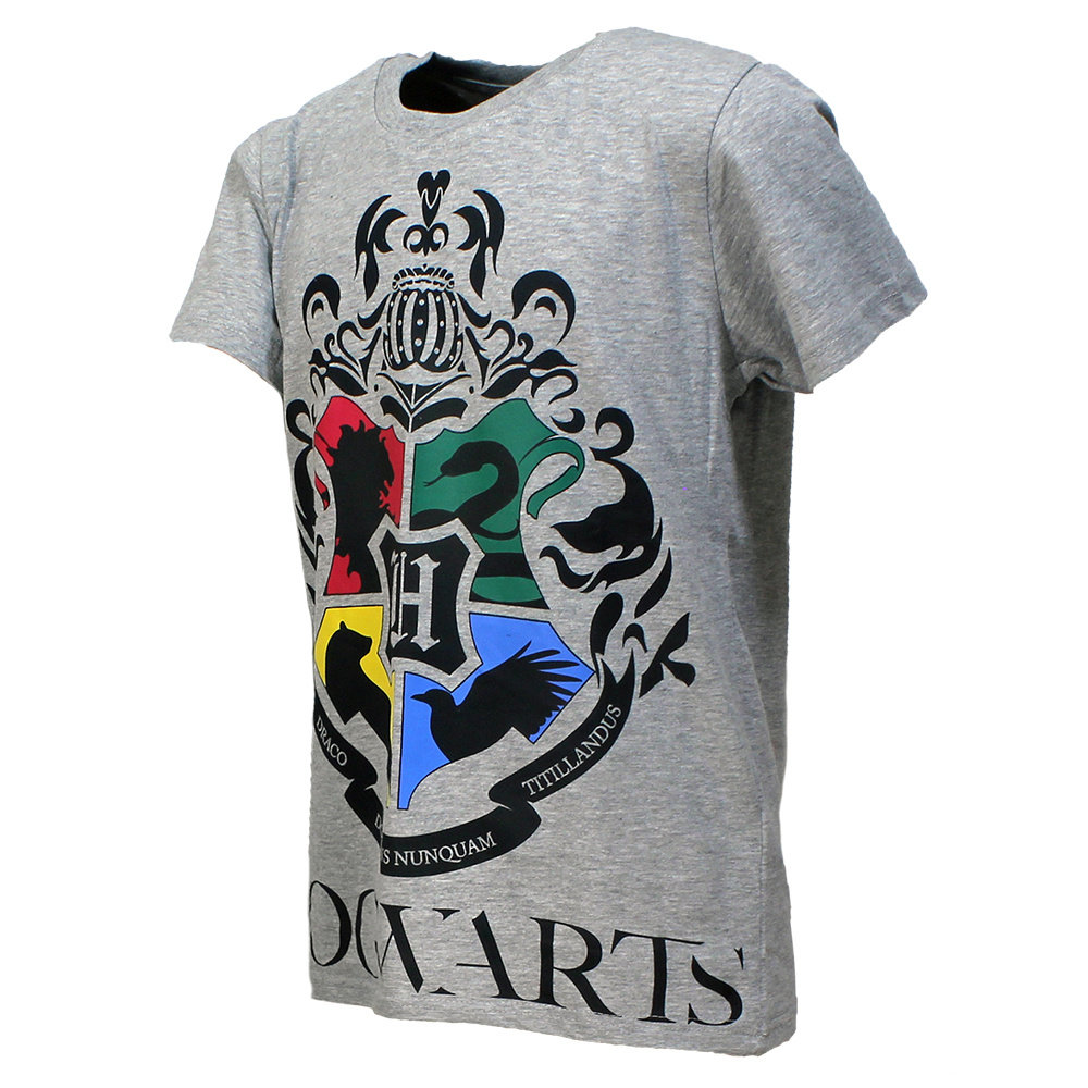 Harry Potter Harry Potter Hogwarts Kids T-Shirt Lichtgrijs - Officiële Merchandise Harry Potter Harry Potter Hogwarts Kids T-Shirt Lichtgrijs - Officiële Merchandise