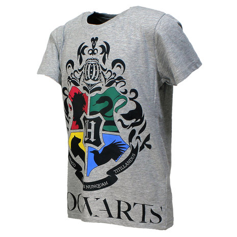 Harry Potter Harry Potter Hogwarts Kinder T-Shirt Hellgrau – Offizielles Merchandise Harry Potter Harry Potter Hogwarts Kinder T-Shirt Hellgrau – Offizielles Merchandise