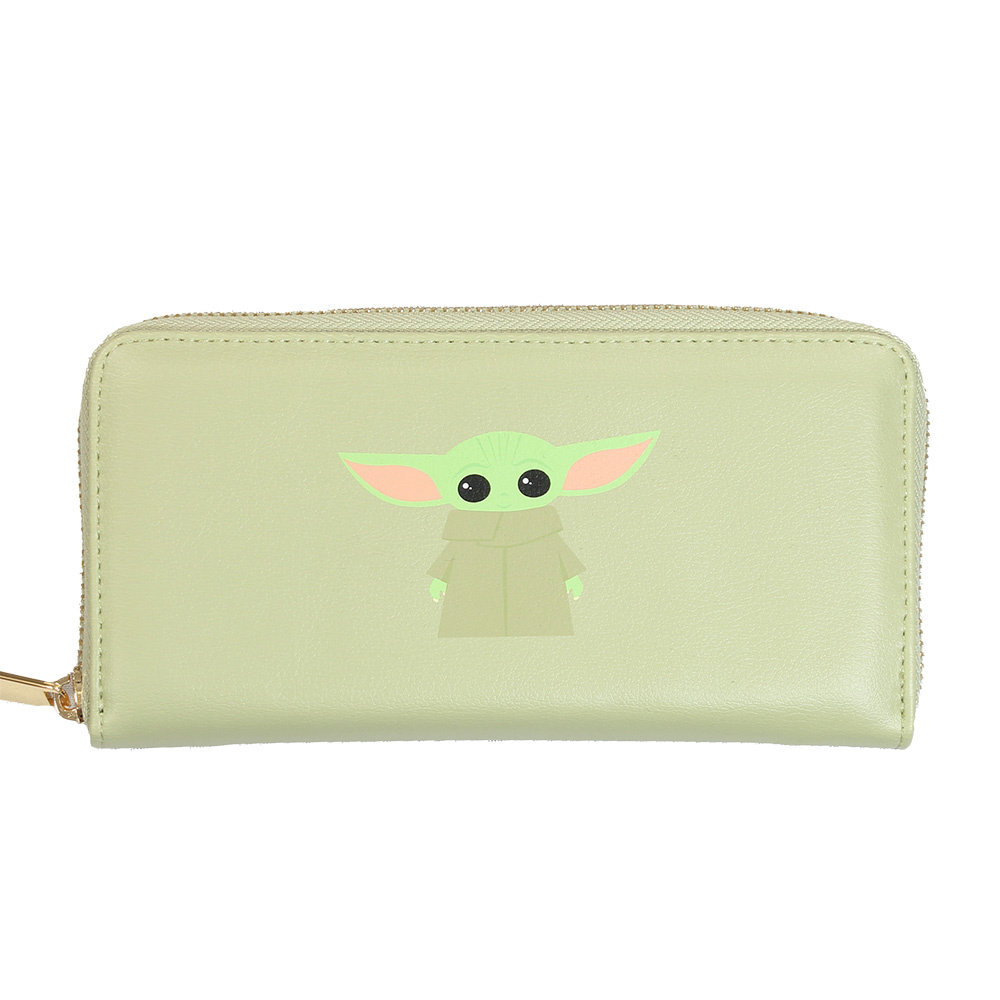 Star Wars The Mandalorian Baby Yoda Zipper Portemonnee - Officiële Merchandise Star Wars The Mandalorian Baby Yoda Zipper Portemonnee - Officiële Merchandise