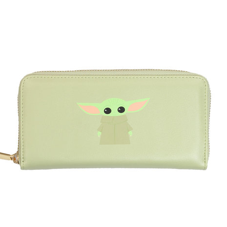 Star Wars The Mandalorian Baby Yoda Zipper Wallet - Official Merchandise Star Wars The Mandalorian Baby Yoda Zipper Wallet - Official Merchandise