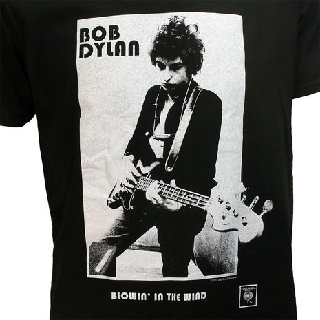 Band Merchandise Bob Dylan Blowing In The Wind T-Shirt – Offizielles Merchandise Band Merchandise Bob Dylan Blowing In The Wind T-Shirt – Offizielles Merchandise