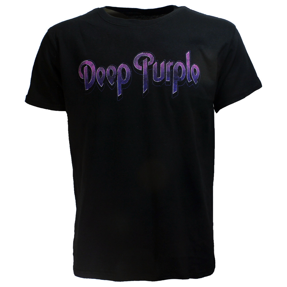 Deep Purple Vintage Logo Band T-Shirt Zwart - Officiële Merchandise ...