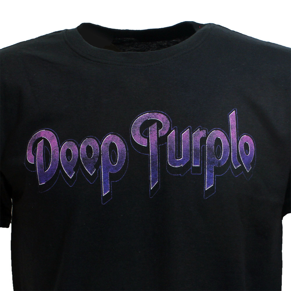 Deep Purple Vintage Logo Band T-Shirt Zwart - Officiële Merchandise ...