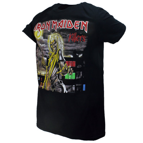 Band Merchandise Iron Maiden Killers Album Cover T-Shirt - Official Merchandise Band Merchandise Iron Maiden Killers Album Cover T-Shirt - Official Merchandise