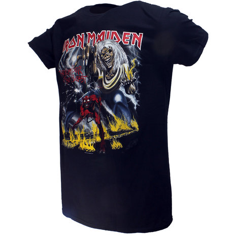 Band Merchandise Iron Maiden Number Of The Beast T-Shirt - Officiële Merchandise Band Merchandise Iron Maiden Number Of The Beast T-Shirt - Officiële Merchandise