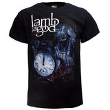 Band Merchandise Lamb Of God Circuitry Skull T-Shirt Band Merchandise Lamb Of God Circuitry Skull T-Shirt