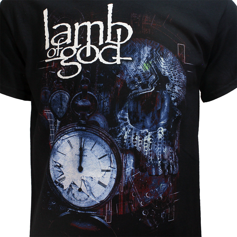 Band Merchandise Lamb Of God Circuitry Skull T-Shirt - Officiële Merchandise Band Merchandise Lamb Of God Circuitry Skull T-Shirt - Officiële Merchandise