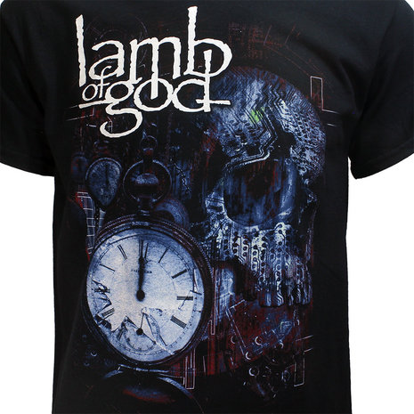 Band Merchandise Lamb Of God Circuitry Skull T-Shirt - Officiële Merchandise Band Merchandise Lamb Of God Circuitry Skull T-Shirt - Officiële Merchandise