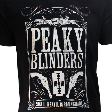Peaky Blinders Peaky Blinders Small Heath Birmingham T-Shirt – offizielles Merchandise Peaky Blinders Peaky Blinders Small Heath Birmingham T-Shirt – offizielles Merchandise