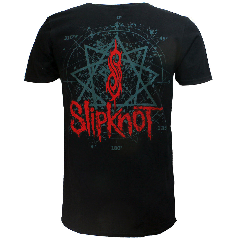 Band Merchandise Slipknot Masks Band T-Shirt Black - Official Merchandise
