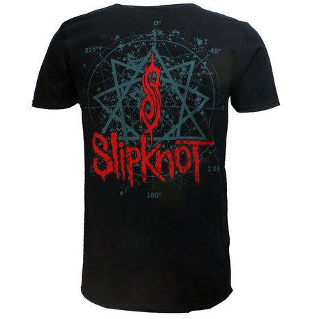 Band Merchandise Slipknot Masks Band T-Shirt Zwart - Officiële Merchandise