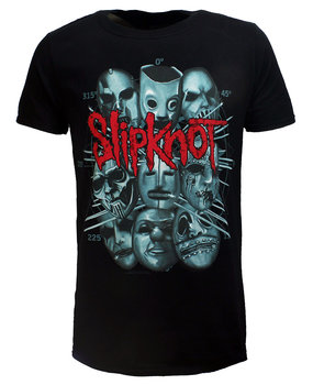 Band Merchandise Slipknot Masks Official Band T-Shirt Band Merchandise Slipknot Masks Official Band T-Shirt