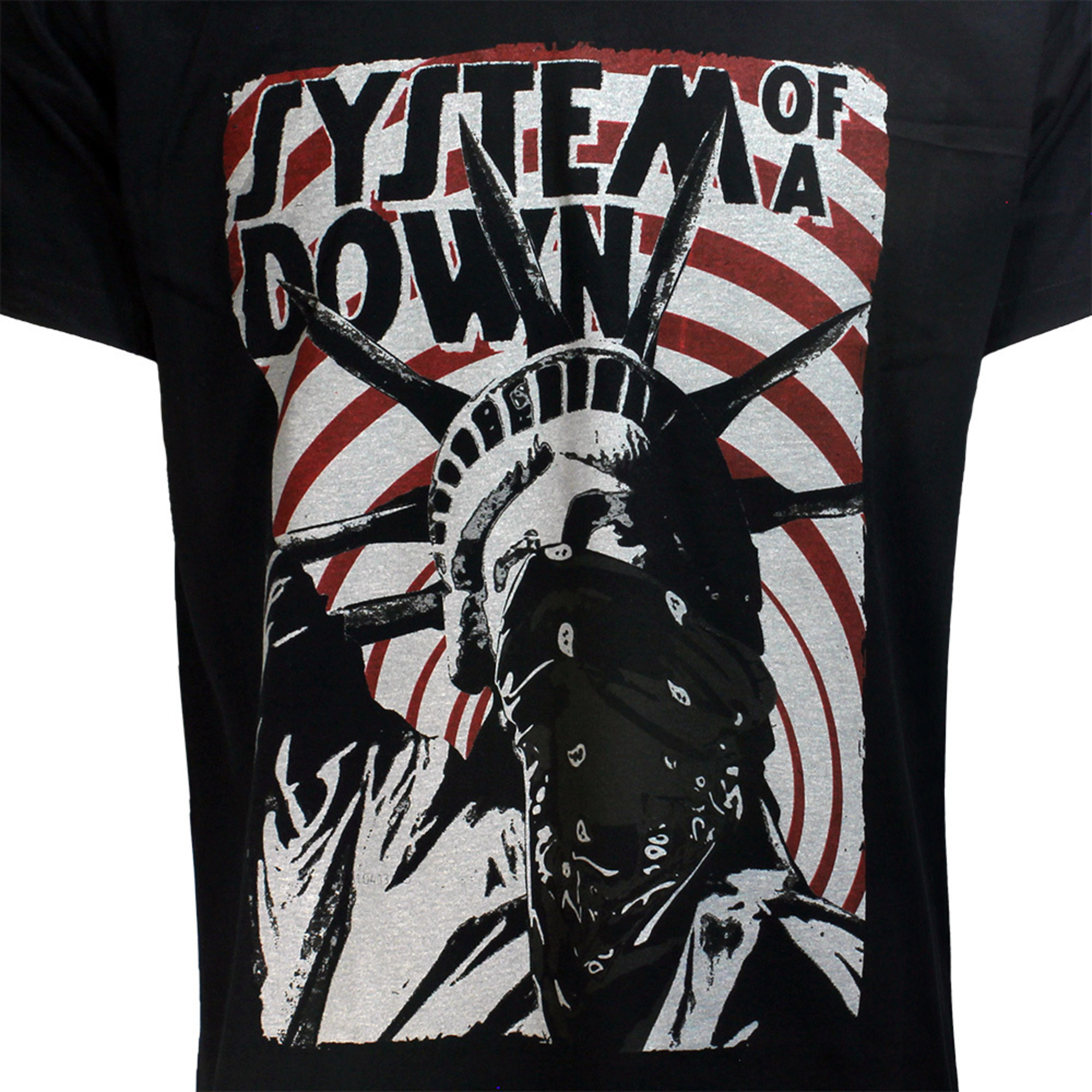 System Of A Down SOAD Liberty Bandit T-Shirt Black - Popmerch.com
