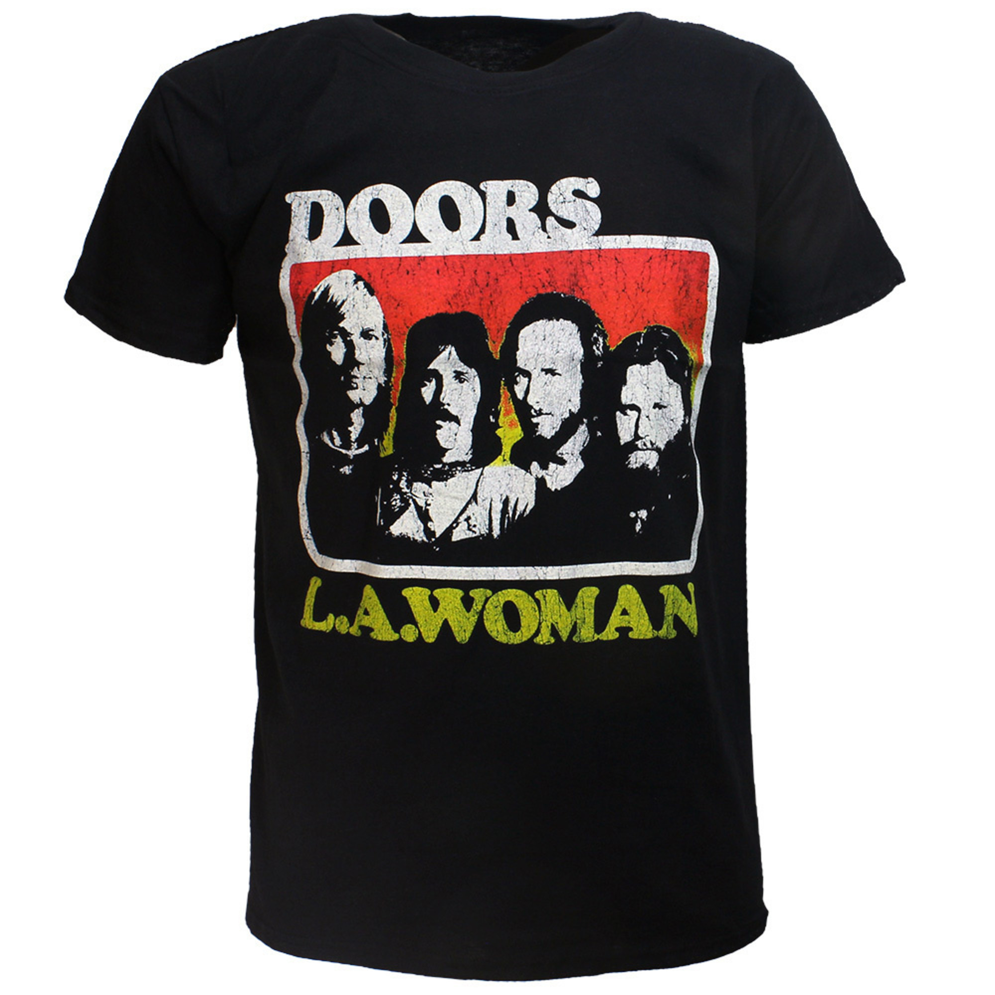 The Doors L.A. Woman T-Shirt Black - Popmerch.com
