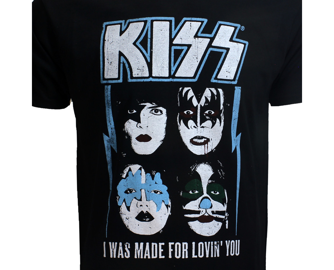 Black Snow Wash Kiss Classic Logo officiel T-shirt Hommes unisexe